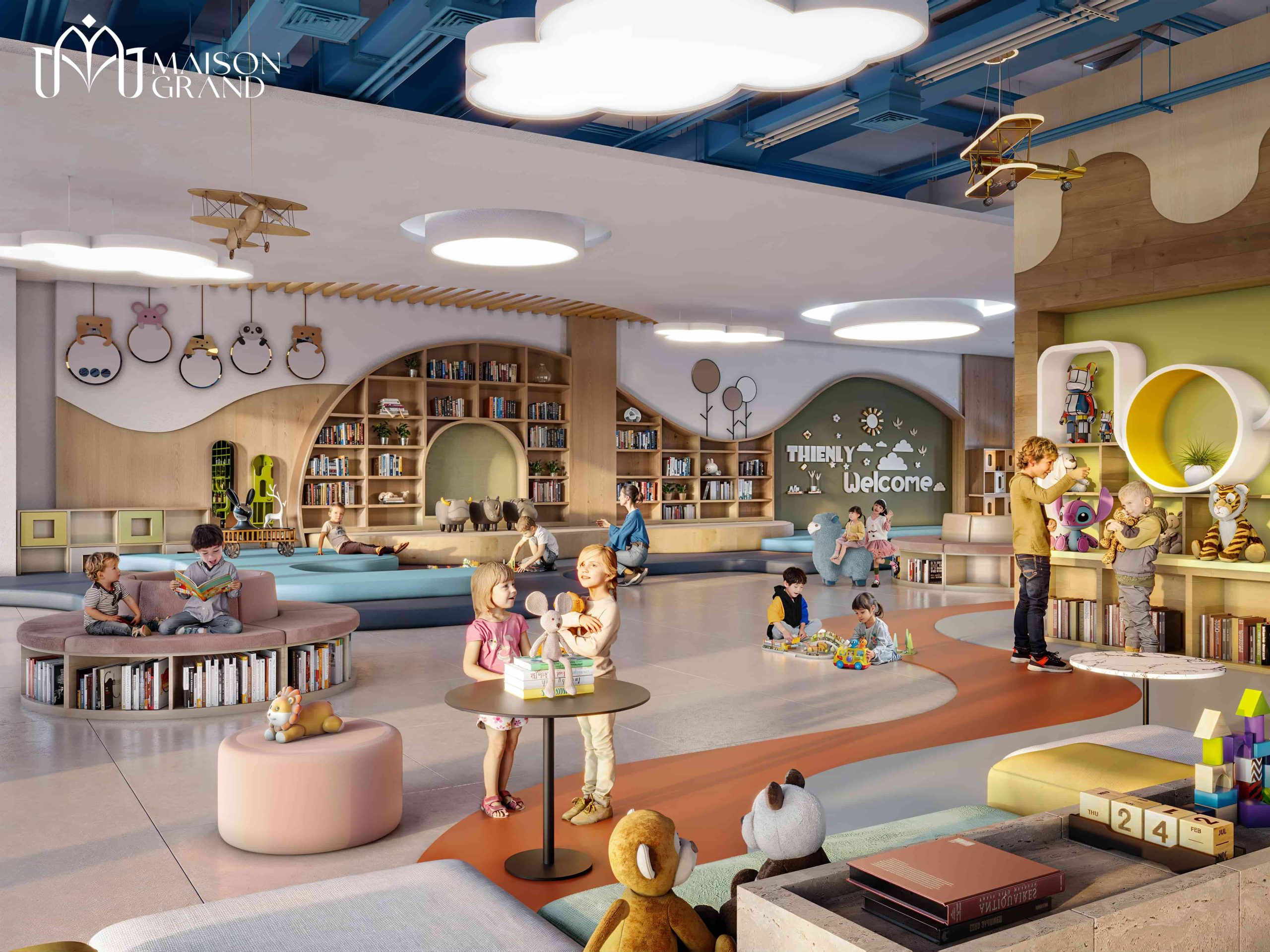 khu vui chơi trẻ em maison grand